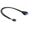 Delock 83095 USB kábel čierny