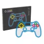 Drôtový USB gamepad MANTA SNL63MT Neon Lights — PC ovládač s USB konektorom