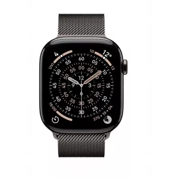 Apple Watch Series 11 GPS + Cellular 46mm puzdro Slate Titanium s Milanese Loop Slate M/L