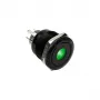 DimasTech vandalizmus tlačidlo 25mm Blackline Dot RGB (PD224) vandal-odolné tlačidlo