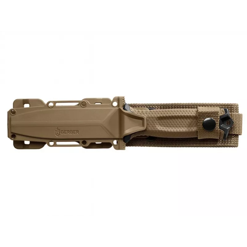 Prežívací nôž GERBER Strongarm Fixed Serrated Coyote
