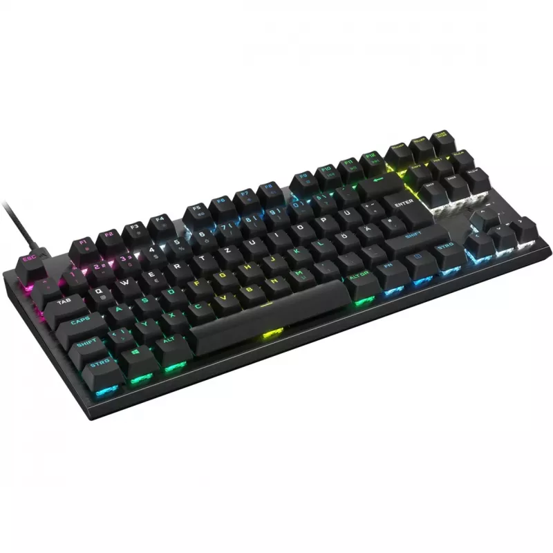 Corsair K60 PRO TKL optická mechanická herná klávesnica, spínače OPX, RGB, čierna