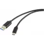 Renkforce RF-5720404 USB kábel čierny