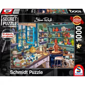 Steve Read: Secret Puzzles - Umelecký ateliér (1000 dielov)