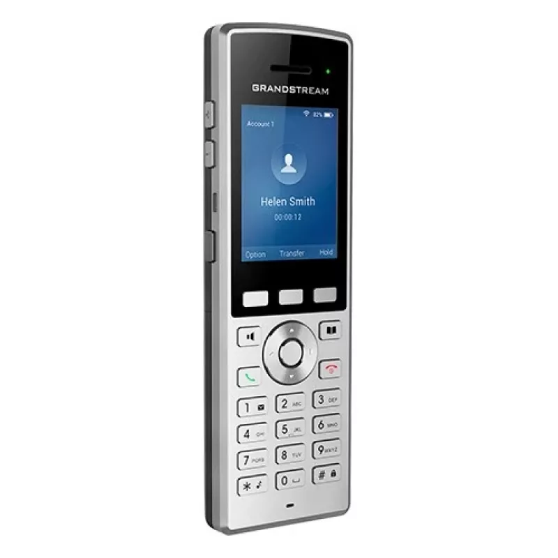 Grandstream Networks WP822 IP telefón čierny, strieborný 2 linky LCD Wi-Fi