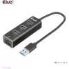 USB hub CLUB3D USB 3.2 Gen1 Type-A s 3 portami a Gigabit Ethernet