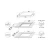 WHIRLPOOL indukčná varná doska WL B4560 NE/W, 60 cm, biela