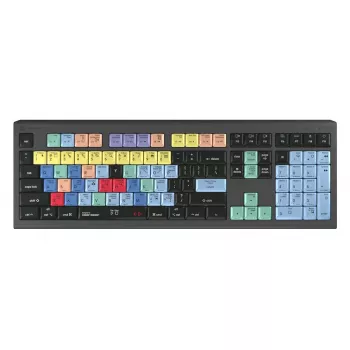 Logickeyboard LKB-CBASE-A2M-UK klávesnica Universal USB QWERTY UK-anglická čierna