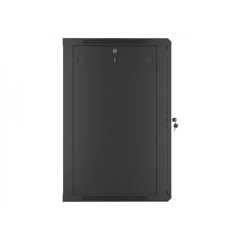 Nástenný rack LANBERG WF01-6618-10B, 18U, 600×600×907 mm, čierny, 60 kg
