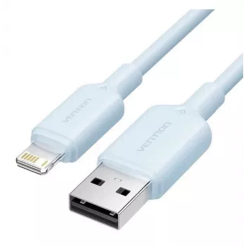 Lightning kábel Vention LAMSF – 1 m USB na Lightning nabíjací/dátový kábel