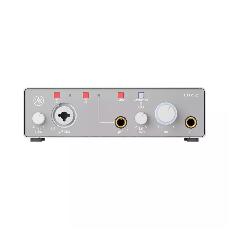 Audio rozhranie YAMAHA UR12MK3 White – kompaktné 2-in/2-out USB…