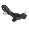 AKYGA AK-PC-12A uhlový napájací kábel CEE 7/7 na IEC C13, 3 m, čierny