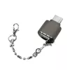 USB-C na microSD čítačka kariet ako kľúčenka