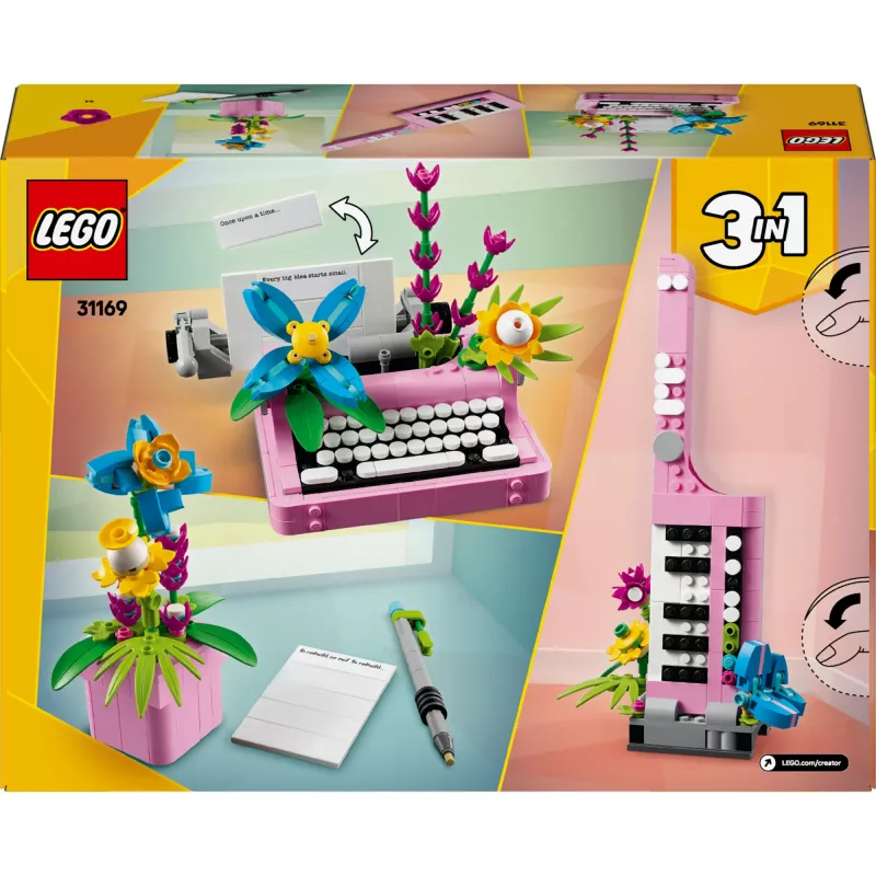 LEGO CREATOR 3in1 31169 Kvetinový písací stroj