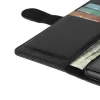 Peňaženka na telefón Krusell pre Apple iPhone 12 Pro Max – čierna, folio puzdro s priehradkou na karty