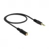 Audio kábel 3,5 mm M-F DeLOCK 83762 0,5 m čierny
