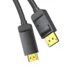 DisplayPort na HDMI káblový adaptér Vention HAGBH, 2 m, čierny, priemer 7 mm