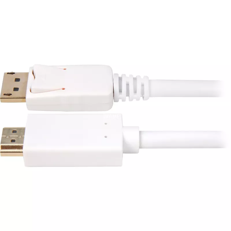 Sharkoon adaptérový kábel Displayport 1.2 > HDMI 4K biely 3 metre