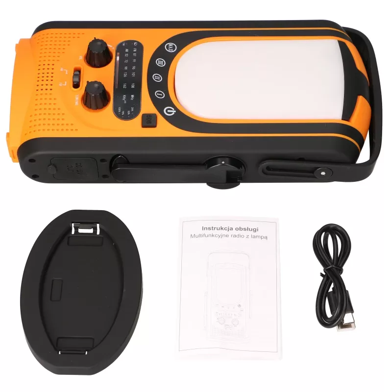 Extralink Power Ranger EPS-6000 | Powerbank | 6000 mAh, FM rádio, LED svetlo, dynamo, solárny panel