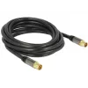 Koaxiálny kábel DeLOCK 88924 IEC RG-6/U 3 m čierny