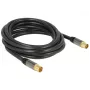 Koaxiálny kábel DeLOCK 88924 IEC RG-6/U 3 m čierny
