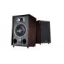 Stĺpový reproduktor Magnat TRANSPULS 800A 2-pásmový káblový & bezdrôtový 2×60 W, Bluetooth 5.0, HDMI, čierny/hnedý