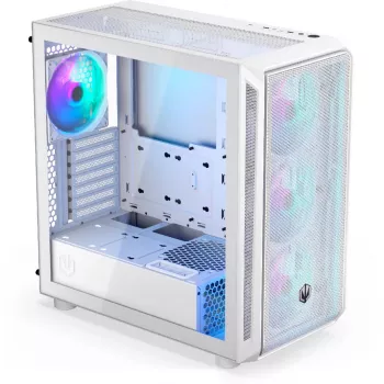 Endorfy Arx 700 ARGB PC skriňa, Midi-Tower, ATX, temperované sklo - vrátane 4x 140 mm ARGB ventilátorov, biela (EY2A017)