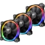 Thermaltake Riing 12 LED RGB Sync Edition CL-F071-PL12SW-A 120 mm ventilátor do skrine, 3 ks, do 1500 ot./min, čierny