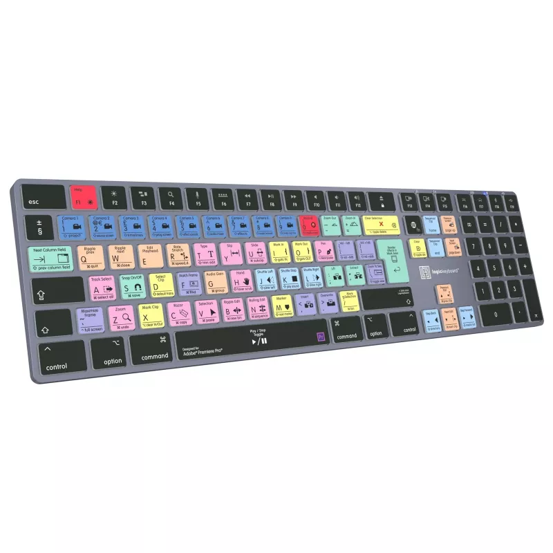 Logickeyboard LKB-PPROCC-TM-UK Adobe Premiere Pro CC Titan klávesnica, rozloženie UK, Mac