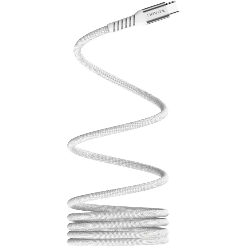 USB-C na USB-C kábel Nevox 2478 – USB 2.0, 48V 5A, 240W, konektor samec na konektor samec