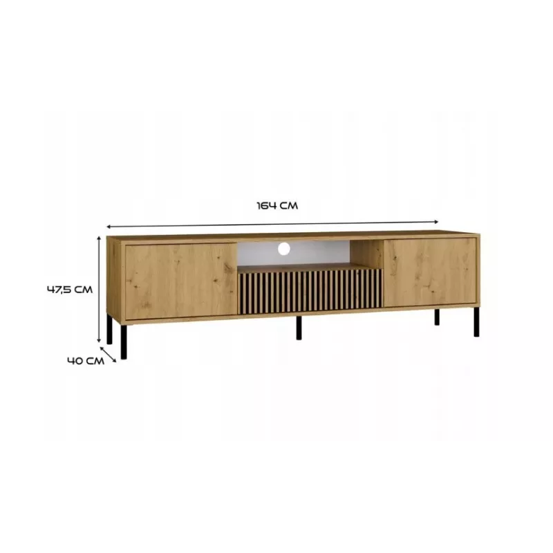 RTV KAMARO 160 štíhla/GŁ ARTISAN OAK