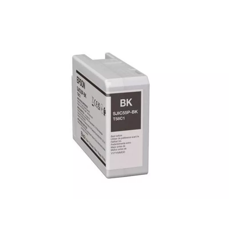 Atramentová kazeta Epson SJIC55 (BK) pre ColorWorks CW-D6500/D6000 – čierna