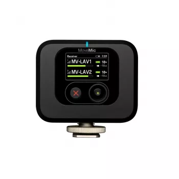 Bezdrôtový prijímač na montáž kamery Shure MV-R-Z6 — 50–20000 Hz, dosah 30 m, 12–15 V, 308×101×38 mm, 0,429 kg, čierny