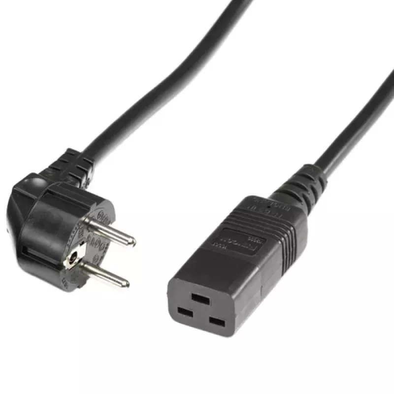 Napájací kábel Schuko IEC320 C19 16A 2,0m ROLINE