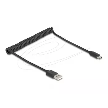 DeLOCK USB kábel USB 2.0 0,75 m USB A USB C čierny 90368