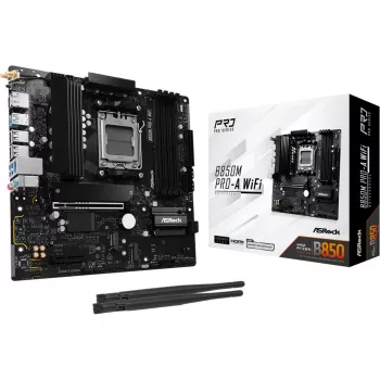 Základná doska ASRock B850M Pro-A WiFi micro ATX – AMD B850, socket AM5, DDR5, 4x DIMM, 256 GB, Wi-Fi, 2,5-Gb-LAN