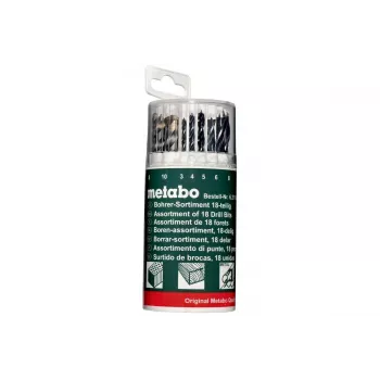 Sada vrtákov Metabo 627190000 — 18-dielna, HSS a titánom povlakovaná