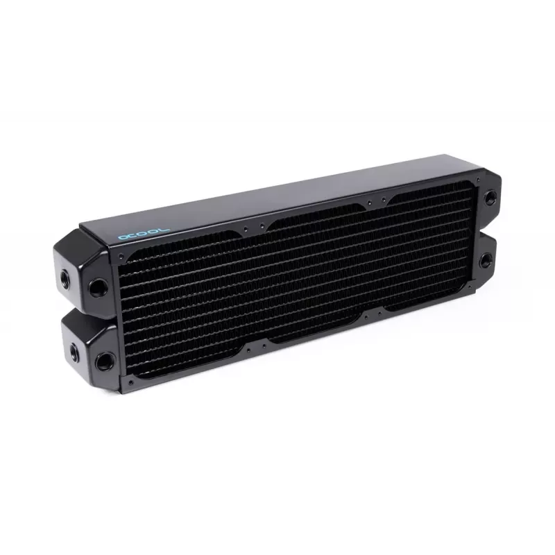 Alphacool NexXxoS UT60 14390 celomedený radiátor Dual-Flow, 360 mm, čierny