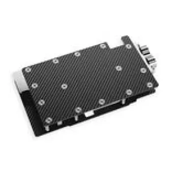 Backplate Alphacool 10261 hliník chróm meď čierna 95,7 mm