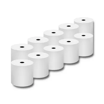 Qoltec 51892 termorolka 80 x 80 | 55 g/m² | 10 kusov | bez BPA
