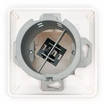 Digitus FTTH optická nástenná zásuvka na zapustenie DN-93201 SC/LC adaptér 86x30x86mm