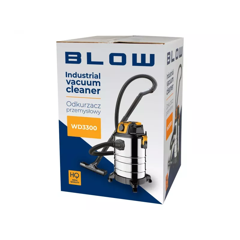 BLOW WD3300 priemyselný vysávač so 230V zásuvkou 2000W