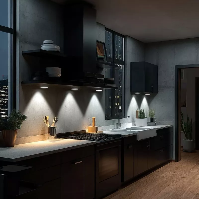 Maclean Energy MCE165 sada LED lámp s diaľkovým ovládaním, AAA batérie, 6 ks v sade