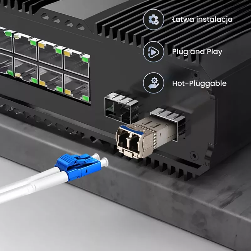 Extralink SFP28 25G 2-pack | SFP28 modul | 25Gbit/s, LC/UPC Duplex, 1310nm, 10km, Singlemode, DOM sieťový transceiver modul
