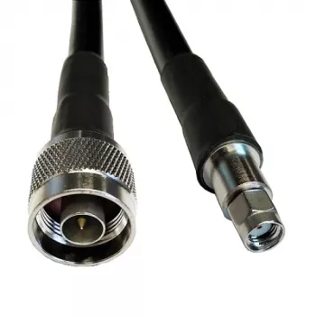 Kábel LMR-400, 2 m, N-male na RP-SMA-male