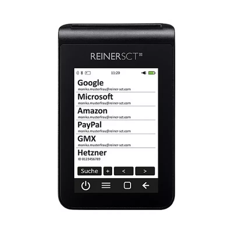 ReinerSCT tanJack deluxe Čítačka kariet generátor TAN, čierna, USB Type-C