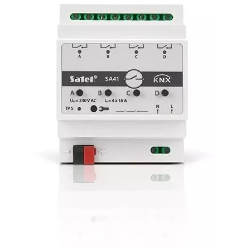 SATEL KNX 4-kanálový spínací aktor KNX-SA41