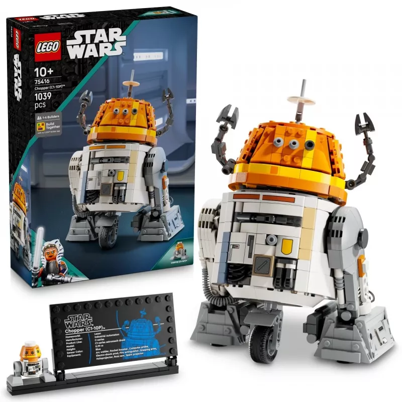 Stavebnica LEGO Star Wars Chopper C1-10P Astromech droid model 75416, 1039 dielov, vek 10+, výška 220 mm
