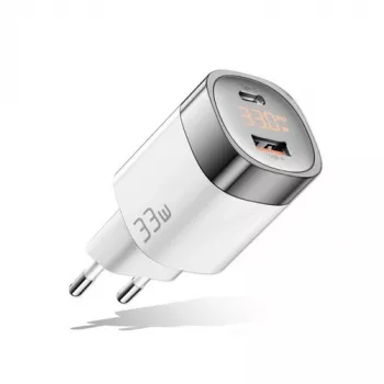 Nabíjačka GaN USB Type-C, USB Type-A: 33W, PPS