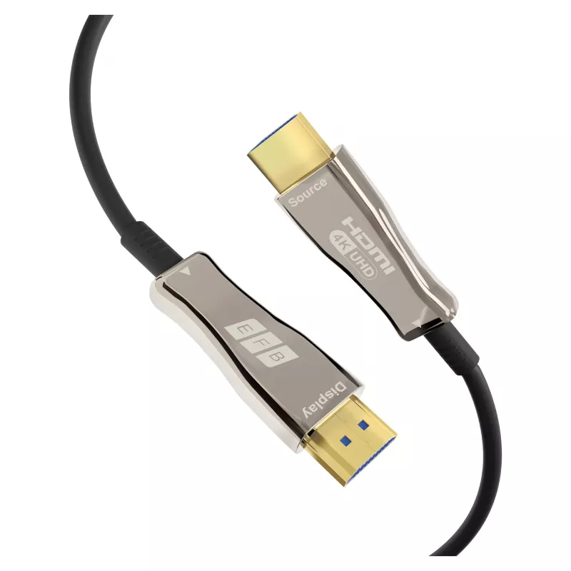 EFB Elektronik HDMI optický kábel AOC Active 4K60Hz čierny – digitálny/display/video – 50 m (HDMI-20-00010)